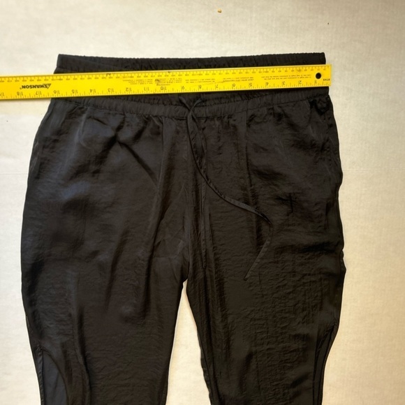 Adore Me women’s black jogger pajama lounge wear pants with slit sides Sz-M. U17 - Picture 4 of 11